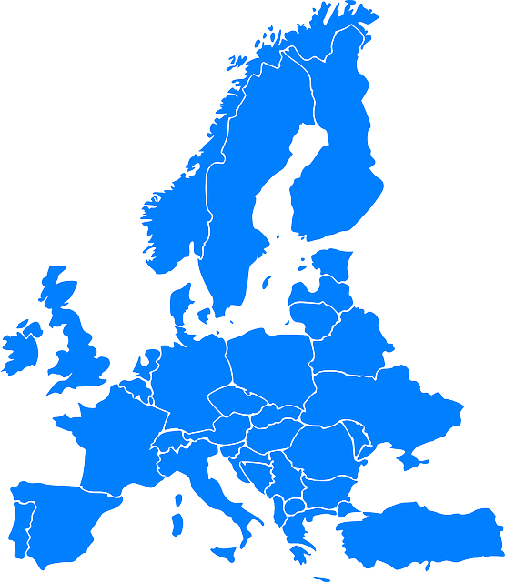 mapa Europy